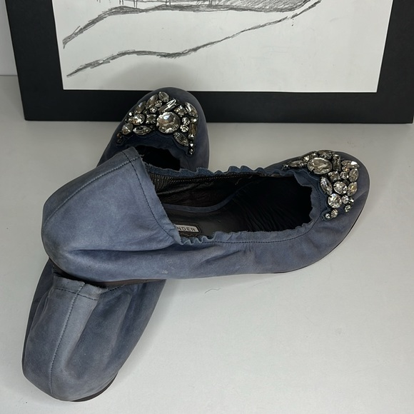 Vera Wang Lavender Jewelry Flats Ballet Women’s US Size 9 - Picture 4 of 9